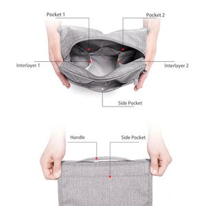 Traveling Kits Wash Dry and Wet Separation <b>Toiletry</b> Organizer Travel <b>Toiletry</b> <b>Bag</b> Portable Folding Hanging Makeup Travel <b>Bag</b> - Product Image 5