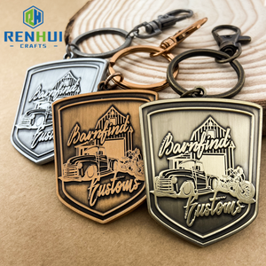 Venta al por mayor pedido personalizable llavero Metal promoción publicidad turística esmalte Llaveros De Metal recuerdo llaveros - Product Image 3