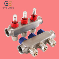 Collecteur intelligent Pex en acier inoxydable 304 de haute qualité 220V système de chauffage de l'eau par le sol Design moderne pour le chauffage de l'eau chaude