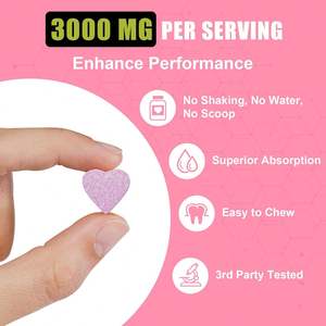 Vegan <b>Creatine</b> <b>Monohydrate</b> L-Carnitine Pre-Workout Gummies Adult Supplements for Women and Men Not for Pregnant Women - Product Image 5