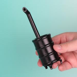 Maison de poupée 1:12, meubles miniatures pour maison de poupée, modèle de scène miniature, ornement en <span class=keywords><strong>bois</strong></span>, cuisinière vintage noire - Product Image 5