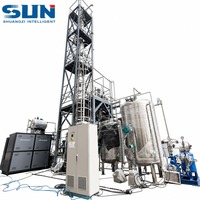 Système de récupération d'alcool par colonne de distillation industrielle personnalisée avec contrôle PLC pour différentes capacités d'extraction