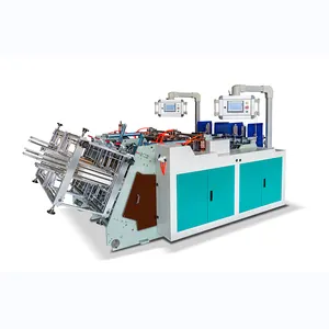 Hongshuo HS-HBJ-1200DL High Speed Full Automatic Paper Product Making Mache Kraft Paper Lunch Box Machine