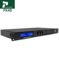 Processeur audio numérique DSP Paulkitson PX48 avec fréquence d'échantillonnage de 96 kHz, 4 entrées et 8 sorties, FIR, USB, XLR, en métal, pour haut-parleurs professionnels