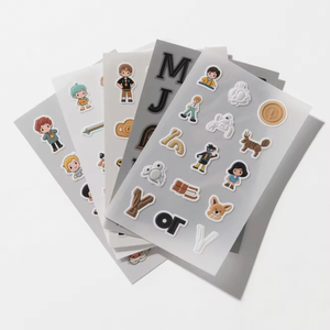 Custom Cartoon Vinyl <b>Resin</b> Epoxy Sticker Kids Waterproof Round <b>Clear</b> Logo Dome Epoxy Stickers 3D - Product Image 3