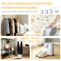 Défroisseur Vapeur Électrique Portable Automatique pour Vêtements et Fer à Repasser à Air Chaud – Ensemble Sèche-linge et Défroisseur Vapeur