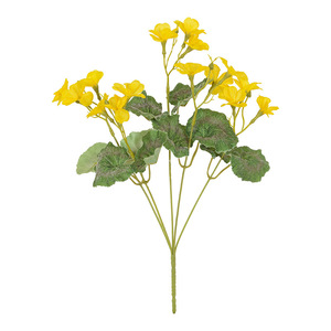 Bouquet de bégonias artificiels en soie, résistant aux UV, pour décoration de mariage et de maison - Product Image 5