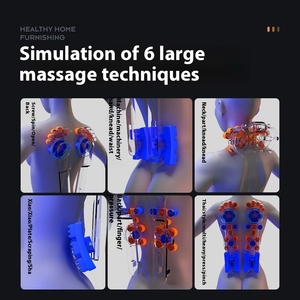 Pequeño cojín de masaje de amasado automático multifuncional para aplicación de cuello-cuerpo de cintura cervical - Product Image 5