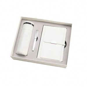 Promo Wholesale Luxury Business A5 <b>Journal</b> Water Bottle Set Customizable PU Leather A5 Notebook Gift Set With Pen, Thermal Mug - Product Image 5