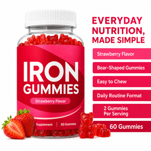 Gomitas de Hierro y Vitaminas, Suplemento Dietético, Apoya la Salud Sanguínea, Gomitas Multivitamínicas Veganas para Adultos, Sin Gluten, Bajas en Grasas, Naturales - Product Image 4