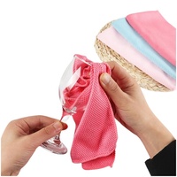 Chiffon de nettoyage en microfibre avec logo personnalisé, serviette de cuisine en tissu éponge français