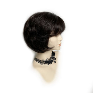 Peluca de Cabello Humano con Clip, Estilo Bob en Capas de 7 Pulgadas, Ligera, Colores Naturales, Transpirable, Envío Rápido WIGTS - Product Image 4