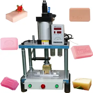 bar soap logo stamping stamper press small shape cutting manufacturing making machine for soap production