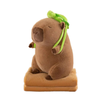 Nouveau produit Capybara dessin animé jouets en peluche climatiseur couette poupée Capybara peluche couverture ours cadeaux en gros