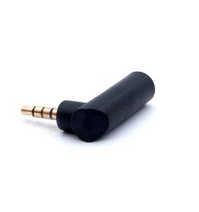 Enchufes de audio Adaptador <span class=keywords><strong>Jack</strong></span> <span class=keywords><strong>Conector</strong></span> en forma de L chapado en oro 3,5 <span class=keywords><strong>Jack</strong></span> <span class=keywords><strong>Conector</strong></span> macho y <span class=keywords><strong>hembra</strong></span> de <span class=keywords><strong>4</strong></span> <span class=keywords><strong>polos</strong></span> - Product Image 1