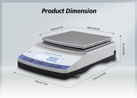 Balance de laboratoire 0,1g 0,01g 0,001g, équipement de précision, balance électronique analytique, balance de laboratoire