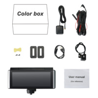 Navigation GPS + 1080P + Caméra de recul + Radio FM + Détecteur de radar + Enregistreur de conduite avec Wi-Fi