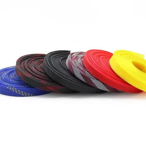 PET Braided Wire Sleeve Tight High Density Insulated Sleeve Cable Protection Expandable Sleeve