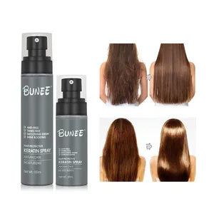 OEM leave in conditioner heat protection spray hair repair keratin treatment spray