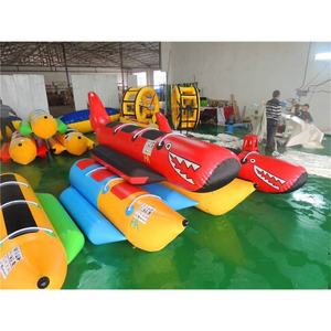 Bateau banane gonflable pour 6 personnes avec souffleur pour la navigation à moteur, sports nautiques de haute qualité, <span class=keywords><strong>tube</strong></span> tractable - Product Image 4