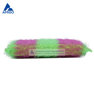 Éponge de nettoyage Amigo, rectangulaire, pour la cuisine, éponges à vaisselle orange, jaune, bleu, vert - Product Image 4