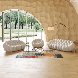 Atunus 압축 진공 거품 프랑스 축구 가구 디자이너 소파 녹색 3 인용 녹색 버블 소파 - Product Image 3