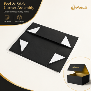 Caja de Regalo Magnética Rígida Plegable Personalizada Bee, Embalaje de Cartón con Relieve, Lámina Dorada y Laminación Mate - Product Image 3