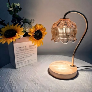 Nến ấm hơn đèn với bộ đếm thời gian dimmer điều chỉnh chiều cao cho phòng ngủ nhà mới, quà tặng cho phụ nữ, trang trí nhà cổ điển cho lọ thơm - Product Image 1