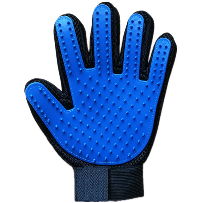 Blue left hand