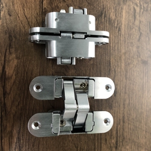 3D قابلة للطي قابل للتعديل مفصلات الأبواب الخشبية الباب المفصلي غير مرئية أخفى المفصلي - Product Image 3