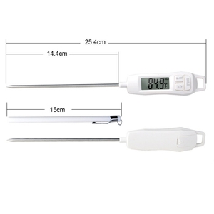 Thermomètre alimentaire électronique, mesureur de température de l'eau avec capuchon de stylo, mesure rapide de la température en 5 secondes, <span class=keywords><strong>TP400</strong></span> - Product Image 4