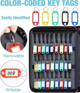 Étanche ignifuge 54 porte-clés grand Portable fermeture éclair pour <span class=keywords><strong>maison</strong></span> bureau poignée bandoulière inclus clé organisateur étui <span class=keywords><strong>sac</strong></span> - Product Image 3