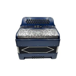 SEASOUND profissional 34 botões 12-Bass 3-Register acordeão azul profundo com Silver Grill JB3412C OEM instrumento musical - Product Image 3