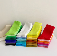 Chaussettes unies en coton 100% respirantes, anti-bactériennes et compressives pour femmes et unisexe, nouveau design, vente en gros, échantillon rapide, OEM, MOQ