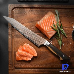 El <span class=keywords><strong>mejor</strong></span> <span class=keywords><strong>cuchillo</strong></span> de Damasco <span class=keywords><strong>para</strong></span> cortar <span class=keywords><strong>carne</strong></span> VG10, fileteado de cocina de acero Damasco <span class=keywords><strong>para</strong></span> cortar verduras, pescado, <span class=keywords><strong>cuchillo</strong></span> japonés - Product Image 2