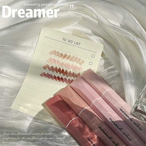 Stylo surligneur fluorescent à pointe oblique, série dégradée, lot de 6 couleurs pour l'école - Product Image 6