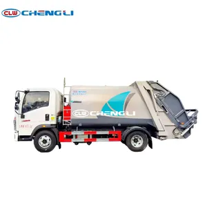 Camion compacteur de déchets de 5m3 et 6m3 fabriqué en Chine pour des solutions d'assainissement urbain efficaces - Product Image 5