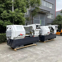 Nouvelle machine à tourner CNC horizontale à 3 axes CK6136, portée de rotation 360 mm, longueur de tournage 750 mm, alésage de broche 104 mm, précision 0,015 mm, métal