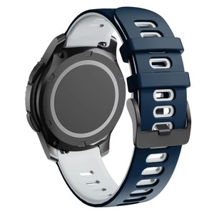 <span class=keywords><strong>Bracelet</strong></span> de montre intelligente Double couleur 20mm 22mm pour <span class=keywords><strong>Garmin</strong></span> <span class=keywords><strong>Forerunner</strong></span> <span class=keywords><strong>245</strong></span> 64 Vivoactive 3 <span class=keywords><strong>Bracelet</strong></span> en Silicone accessoires - Product Image 6