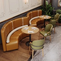 Chaise rembourrée jaune moutarde, canapé de restaurant, mobilier pour hôtels, cafés, chaînes de restaurants, salles d'exposition