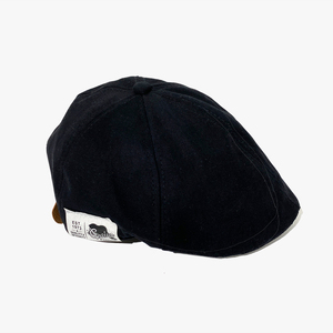 Printemps été béret chapeau pour hommes solide noir <span class=keywords><strong>gris</strong></span> coton plat pointe chevrons casquette femmes extérieur soleil lierre chapeau rétro gavroche casquette - Product Image 2
