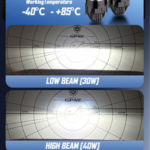 Luces antiniebla de tres colores F20 2,0 pulgadas lente de alta calidad LED proyector faros para coche H11 luces LED Bombilla para coche - Product Image 4