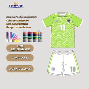 Conjunto de Uniforme de Fútbol Personalizado de Poliéster para Hombre, Camiseta Deportiva, Conjunto de Entrenamiento de Fútbol Juvenil, Versión para Jugador - Product Image 3