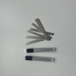 0.4 मिमी कस्टम स्नैप ऑफ ब्लेड स्2 उच्च कार्बन स्टील उपयोगिता चाकू ब्लेड कटर चाकू प्रतिस्थापन ब्लेड - Product Image 5