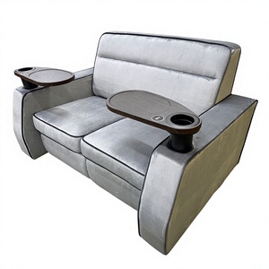 LEADCOM LS-B856 pour cinéma VIP de luxe, siège double pour couple, home cinéma, siège double en tissu avec coussins - Product Image 1