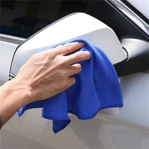 30*30 cm Auto dettaglio lucidatura panno autolavaggio asciugamano asciugatura per uso domestico in microfibra panni per la pulizia