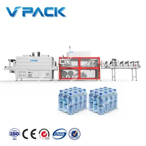 Film packing machine for PET plastic water bottle Shrink packaging machine automatic shrink wrapping machine