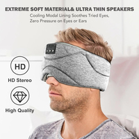 Masque de sommeil intelligent avec écouteurs intégrés et bruit blanc, masque oculaire pour dormeurs latéraux avec haut-parleurs ultra-fins, idéal pour le dropshipping