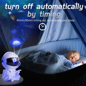 Lampe de projection rotative mini astronaute, <span class=keywords><strong>veilleuse</strong></span> ciel étoilé, artisanat en résine - Offre Spéciale - Product Image 4