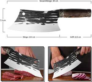 Cuchillo de Cocina Innovador de Acero Inoxidable con Cordón de Carnicero para Uso en la Cocina - Product Image 6